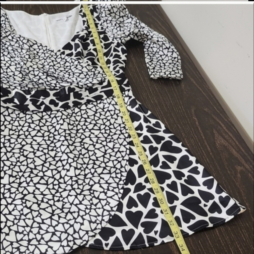 OLIVIA RUBIN Black and White Mini Dress - Picture 6 of 8